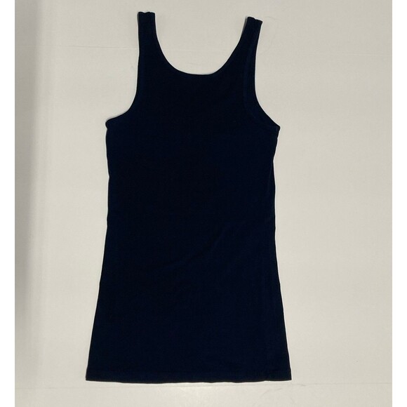 Standard James Perse Women's Dark Navy Blue Black Tank Top Size 2 - Picture 7 of 12